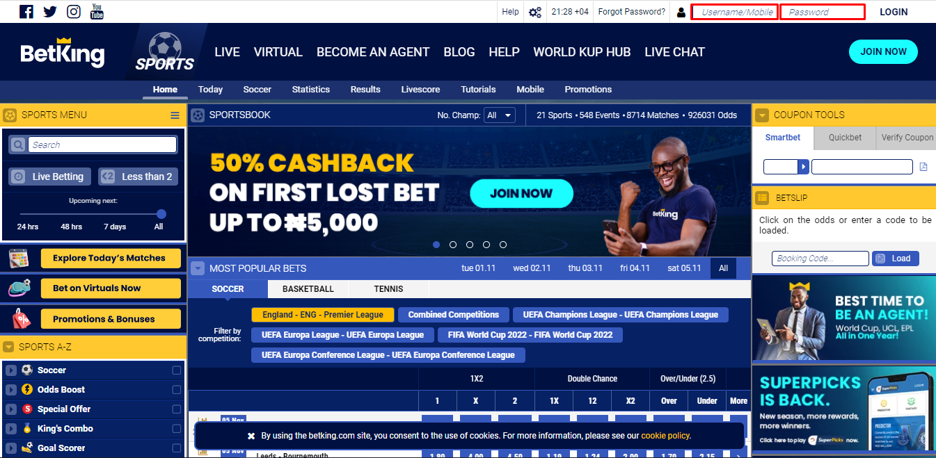 Your Guide to Logging In to Your BetKing Shop Account